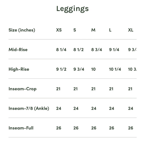 Threads 4 Thought, High-rise Cropped Leggings: Size Small - Picture 8 of 8